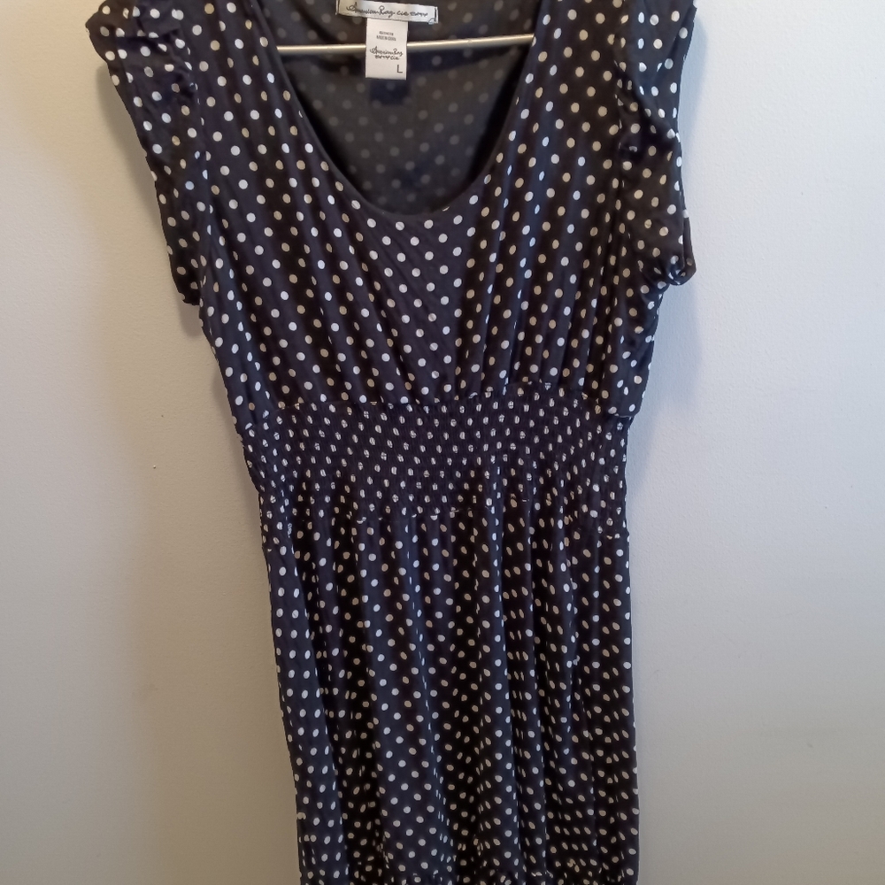Amenicon Rag polka dot dress
